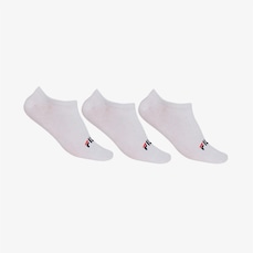 Meia Cano Curto Fila Lisa - Unissex - 3 Pares