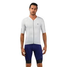 Camisa de Ciclismo Free Force Training White Slim Fit - Masculina