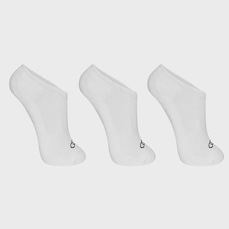 Kit Meia Olympikus Cano Invisível - 3 Pares - Feminino