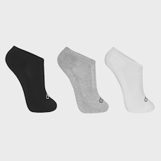 Kit Meia Olympikus Cano Invisível - 3 Pares - Feminino
