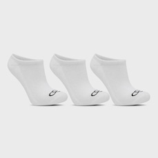 Kit Meia Olympikus Cano Invisível - 3 Pares - Masculino