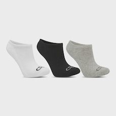 Kit Meia Olympikus Cano Invisível - 3 Pares - Masculino