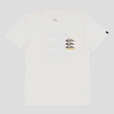 Camiseta Quiksilver Manga Curta Vertical Logos Tn - Masculina