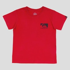 Camiseta Quiksilver Quik Space Logo Kd - Infantil