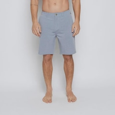 Bermuda Quiksilver Union Heather Amphibian 20 Vintage Indigo - Masculina