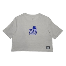 Cropped Grizzly Wavy Tee - Feminino