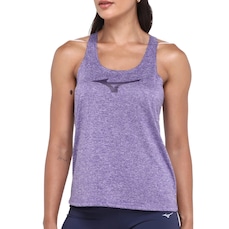 Camiseta Regata Mizuno Spark Big Logo Mescla - Feminina