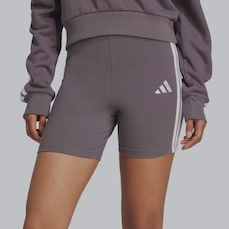 Shorts adidas Biker 3 Stripes - Feminino