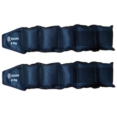 Par de Tornozeleira Radar Caneleira Profissional Reforçada - 6KG