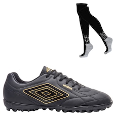 Kit Chuteira Society Umbro Class Footballer e Meião - Adulto