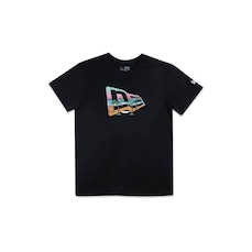 Camiseta New Era Big Flag Beach - Infantil