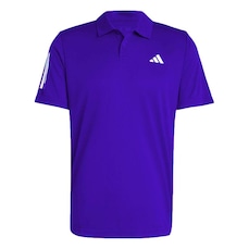 Camiseta Polo adidas Club 3 Stripes - Masculina