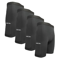 Short Térmico Fristyle Segunda Pele Ciclista Com Proteção Uv 4 Unidades - Adulto - Masculino