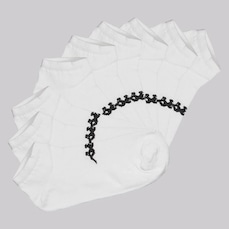 Kit Meia Sapatilha Kappa 9 Pares Cano Baixo - Tamanho 38 - 43 - Adulto