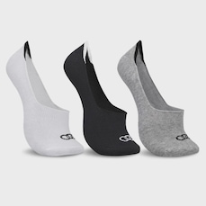 Meia Olympikus Ultra Invisível - 3 Pares - Masculina