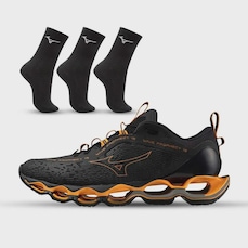 Tênis Mizuno Wave Prophecy 13 + 3 Pares de Meia Cano Médio - Masculino