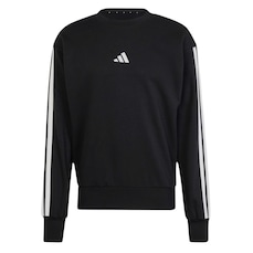 Blusão de Moletom adidas Essentials Três Listras sem Capuz - Masculino