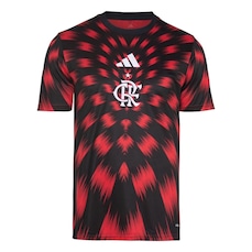 Camisa Flamengo Pré Jogo 25 adidas - Masculina