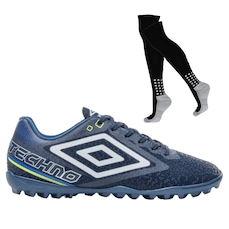 Chuteira Society Umbro Techno II + Par de Meião - Adulto