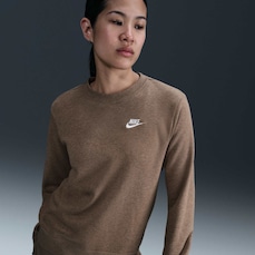 Blusão de Moletom Nike Sportswear Club Fleece Crew - Feminino