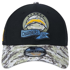 Boné Aba Curva New Era 940 Los Angeles Chargers Salute to Service 22 - Adulto