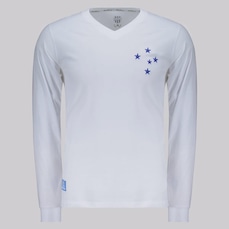 Camisa de Manga Longa do Cruzeiro Retrô 1976 RetrôMania - Masculina
