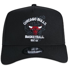 Boné Aba Curva New Era 9FORTY A-Frame NBA Chicago Bulls Core - Adulto