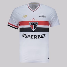 Camisa do São Paulo New Balance I 2025 Patch Libertadores - Masculina