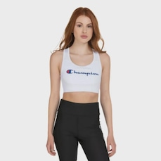 Top Champion Brasil Sport Logo Script Ink - Feminino