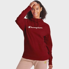 Blusão de Moletom Champion Brasil Classic Script - Feminino
