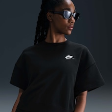 Camiseta Nike Sportswear Club Fleece Crew - Feminina
