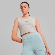 Blusa Cropped Puma ESS Slim Tank - Feminina