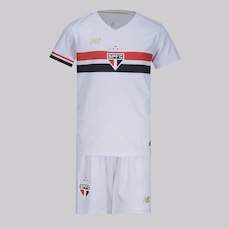 Kit Uniforme do São Paulo New Balance I 2025 - Infantil