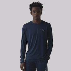 Camiseta Manga Longa Fila Basic Sports - Masculina