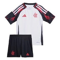 Kit Uniforme de Futebol do CR Flamengo II 25 adidas - Infantil