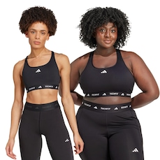Top Fitness Médio Suporte adidas Techfit - Feminino
