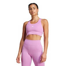 Top Fitness Médio Suporte adidas Run Pocket - Feminino