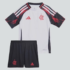 Kit Uniforme de Futebol do Flamengo II 2025 - Infantil