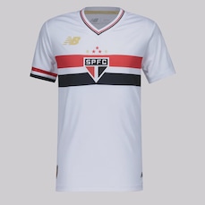 Camisa do São Paulo I 25 New Balance Juvenil Torcedor