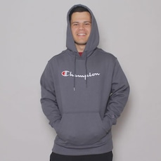 Blusão de Moletom Masculino Champion Cang Superfleece Script Emb Logom