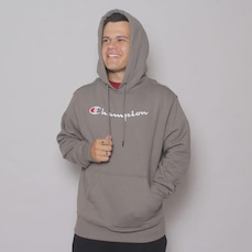 Blusão de Moletom Masculino Champion Cang Superfleece Script Emb Logom