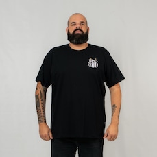 Camiseta do Santos Classica Surf Center Oficial Plus Size - Masculina
