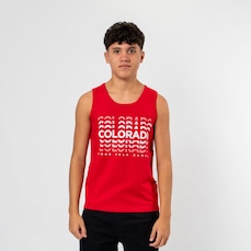 Camiseta Regata Infantil do Internacional Surf Center Sangue Colorado