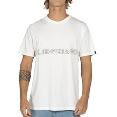 Camiseta Quiksilver Word Block Masculina