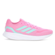 Tênis Adidas Runfalcon 5 Rosa e Verde - Feminino