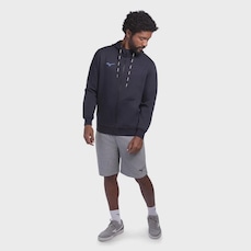 Blusão de Moletom Masculino Mizuno Zipper