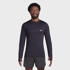 Camiseta Manga longa Mizuno Corrida Masculina