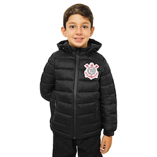 Jaqueta do Corinthians Infantil Puffer Símbolo Coimbra -