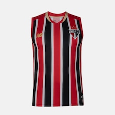 Camisa do São Paulo Masculina New Balance 2025 Uniforme 2 Regata Torcedor