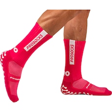 Meia Cano Alto ProSocks Esportiva Futebol UltraGrip Unissex
